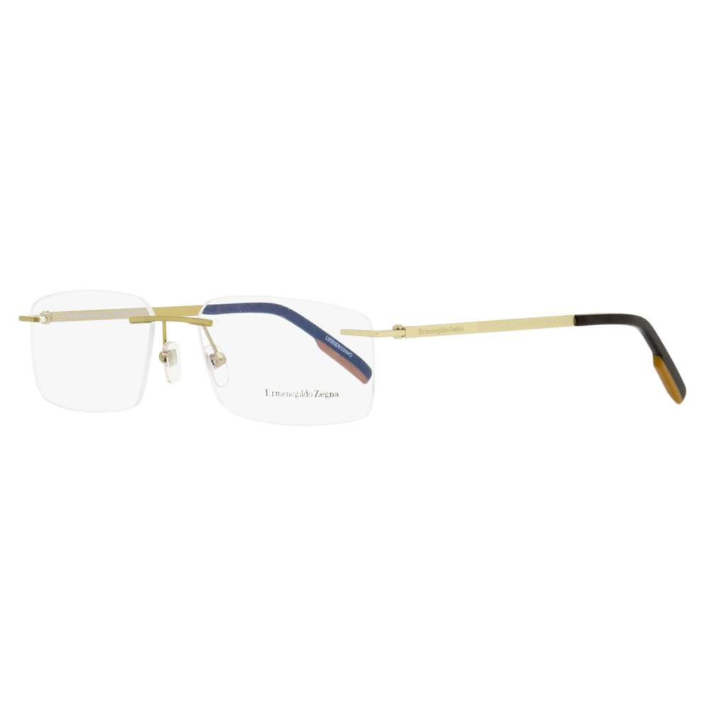 Zegna Rimless Eyeglasses EZ5219 038 Bronze/Havana 57mm